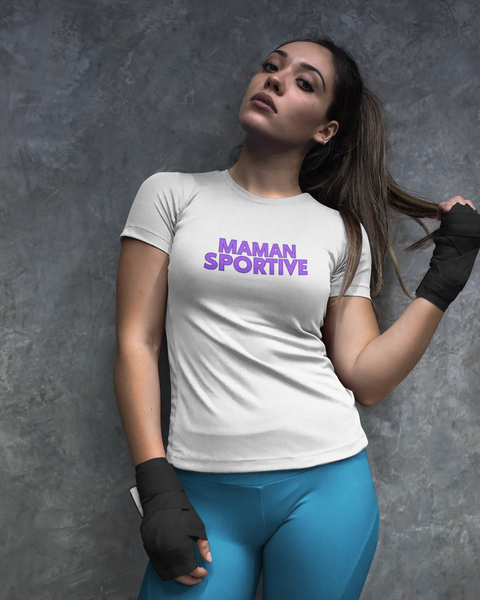 Tee shirt femme maman sportive