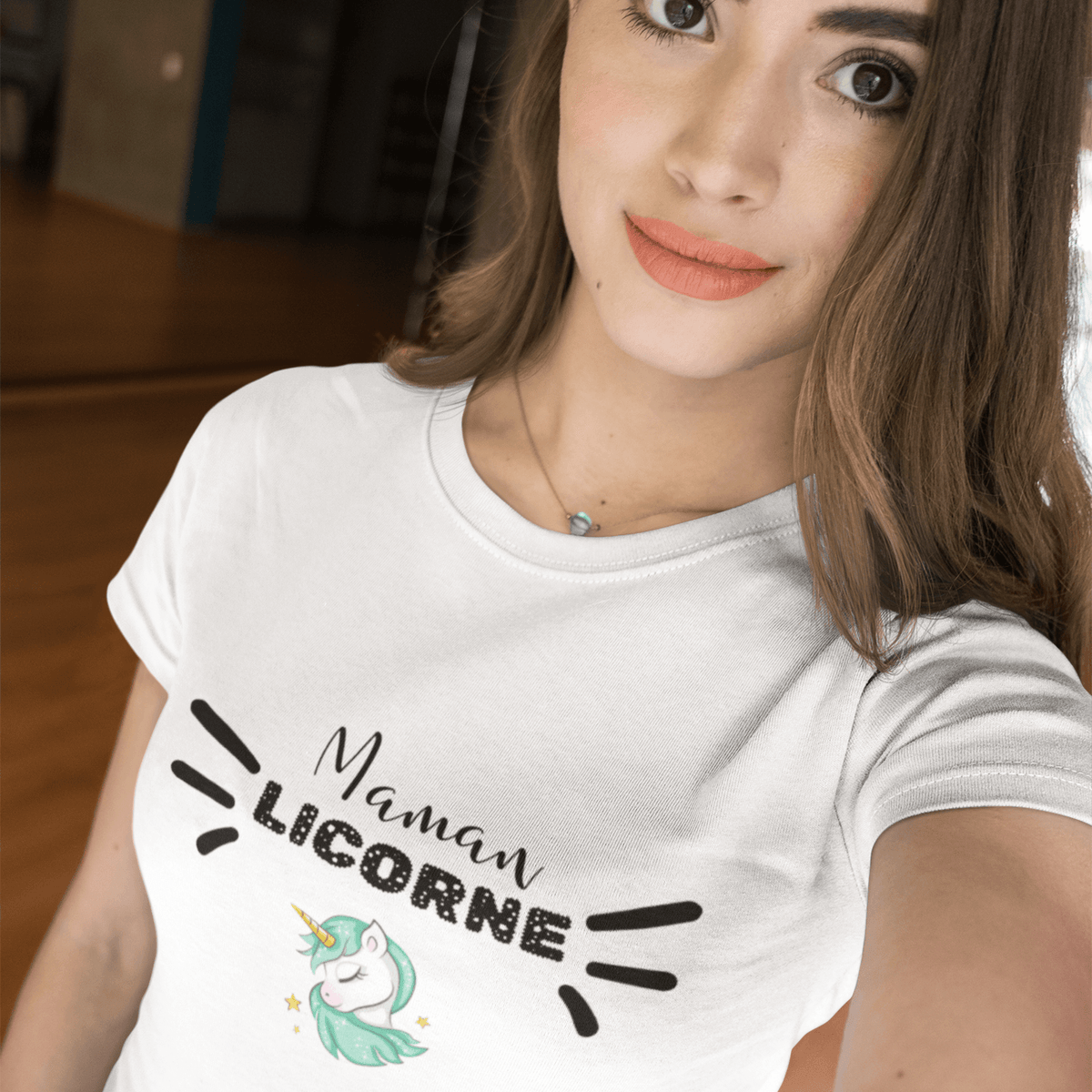 Tee shirt femme maman licorne - AYKEN WEAR