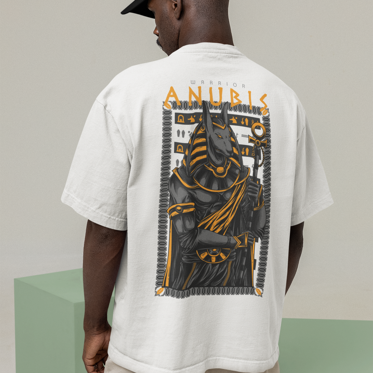 Tee shirt streetwear homme Warrior ANUBIS