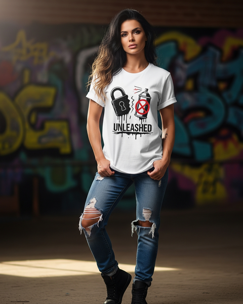 Tee-Shirt Streetwear Femme -Unleashed-