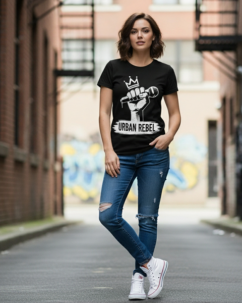 Tee-Shirt Streetwear Femme -Urban Rebel-