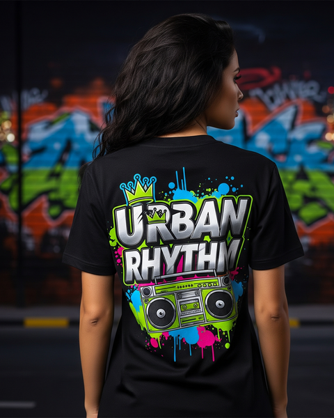 Tee-Shirt Streetwear Femme -Urban Rhythm-