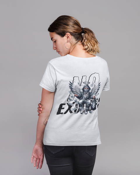 T-Shirt Streetwear Femme NO EXCUSES