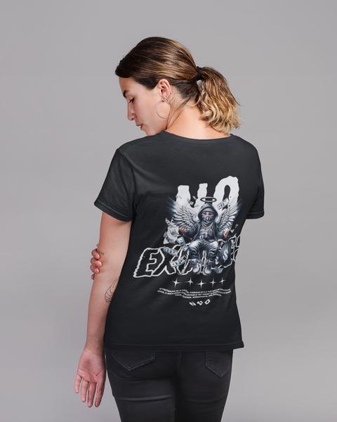 T-Shirt Streetwear Femme NO EXCUSES
