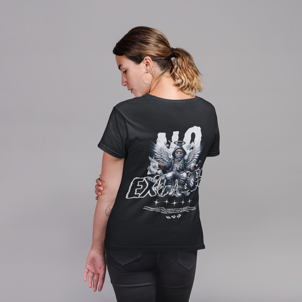 T-Shirt Streetwear Femme NO EXCUSES