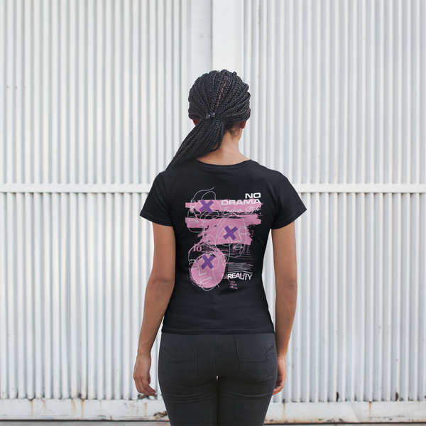 T-Shirt Streetwear Femme NO DRAMA Fashion Style