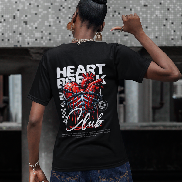 Tee-Shirt Streetwear Femme HEARTBREAK CLUB