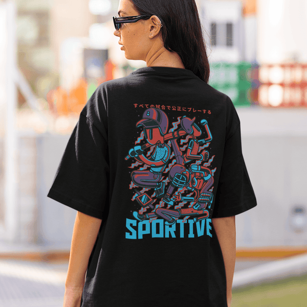 Tee Shirt Streetwear Femme SPORTIVE