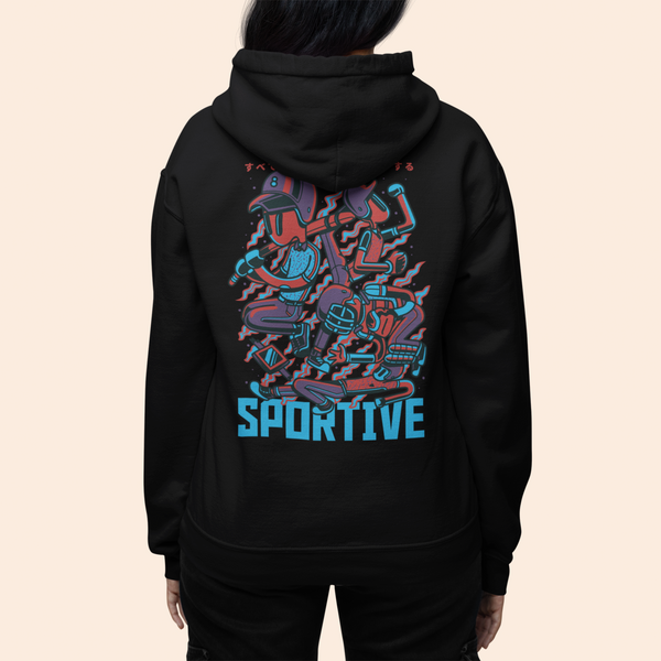 sweat a capuche streetwear femme SPORTIVE