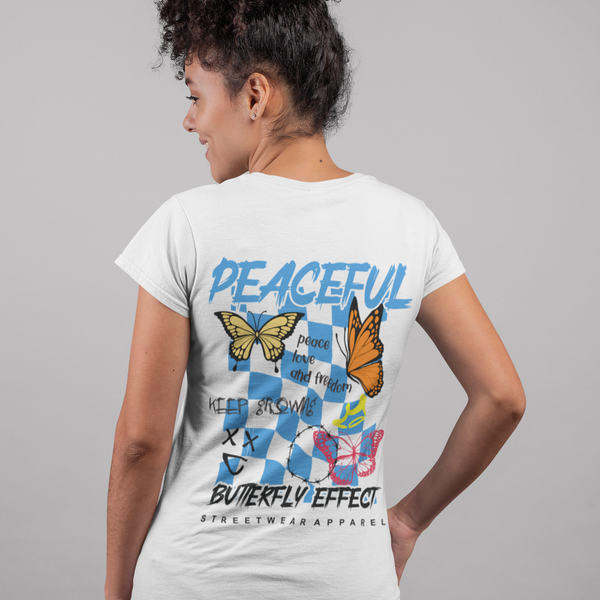T-Shirt Streetwear Femme PEACEFUL