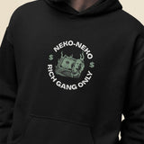 Sweat a capuche unisexe noir – Neko Rich Gang Only