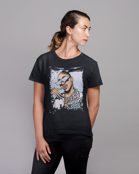 T-shirt streetwear femme I Love Haters
