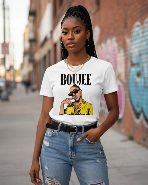 Tee-Shirt Streetwear Femme"Boujee"