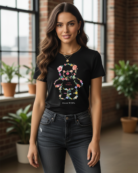 Tee-shirt streetwear femme-Bloom Wildly-
