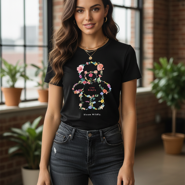 Tee-shirt streetwear femme-Bloom Wildly-
