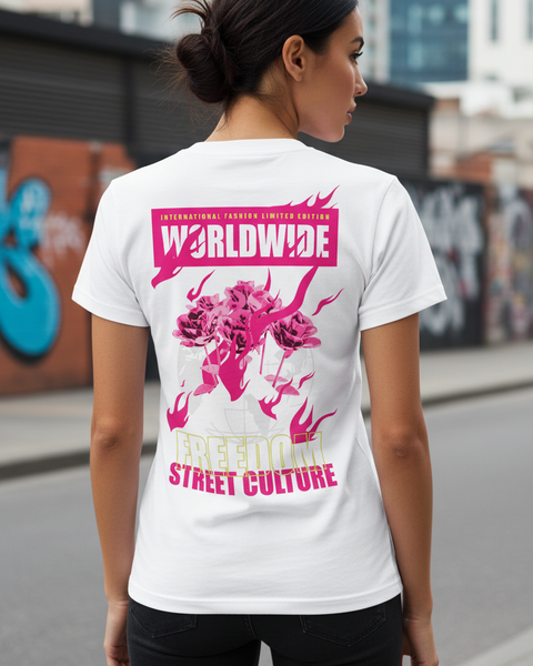 Tee-Shirt Streetwear Femme-L’élégance du Streetwear-