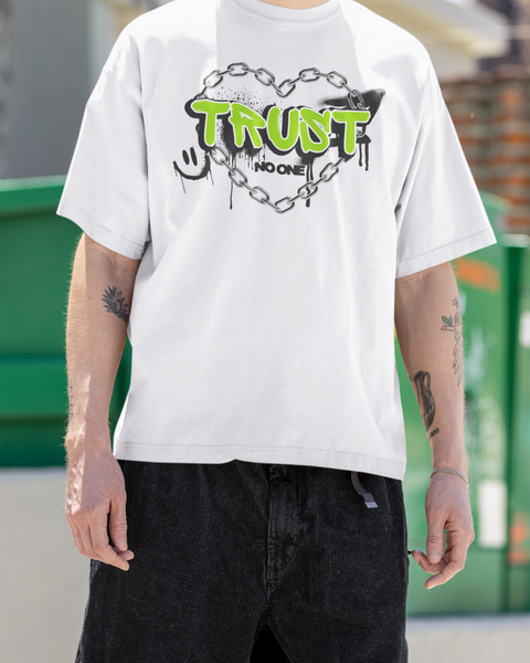 Tee-shirt streetwear homme Trust no one