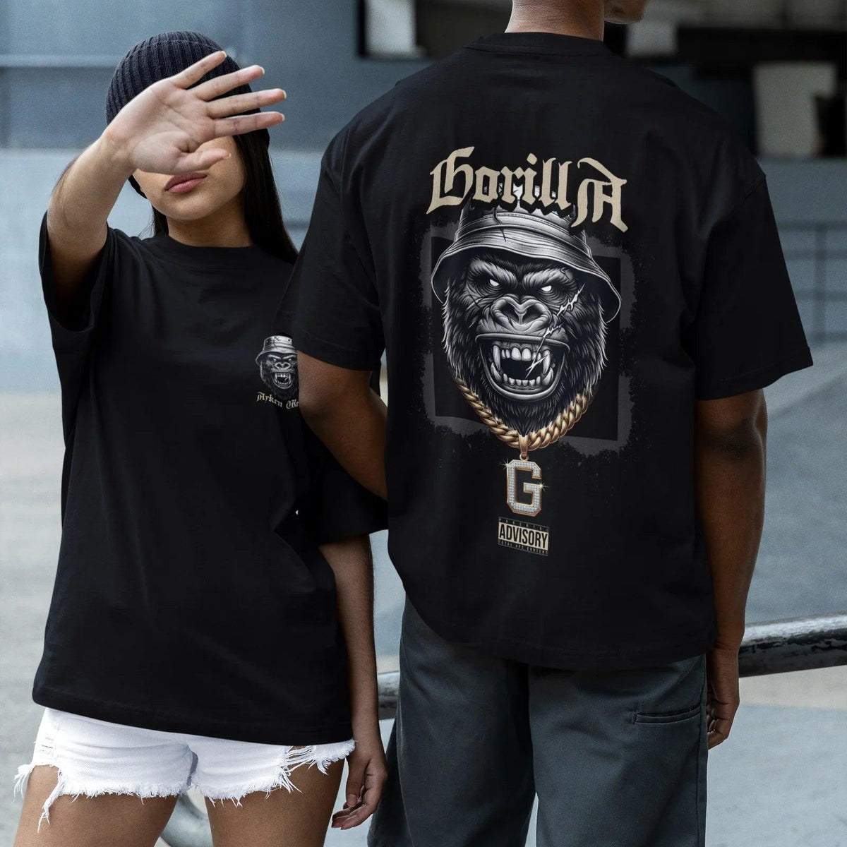 Tee Shirt Homme Noir – Gorilla