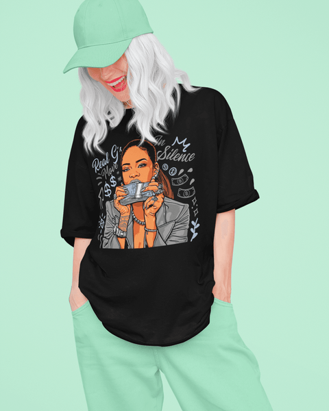 Tee shirt streetwear femme Move In Silence