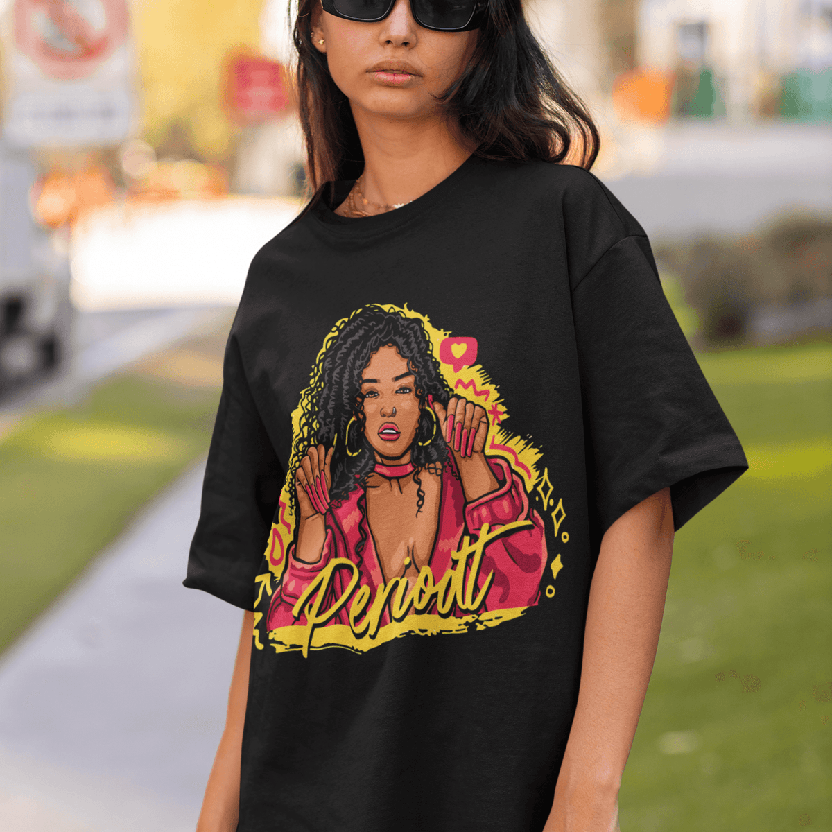 Tee Shirt Streetwear Femme PERIOTT