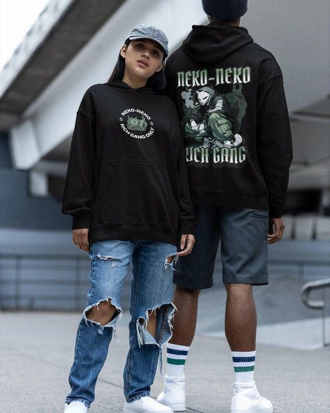 Sweat a capuche unisexe noir – Neko Rich Gang Only