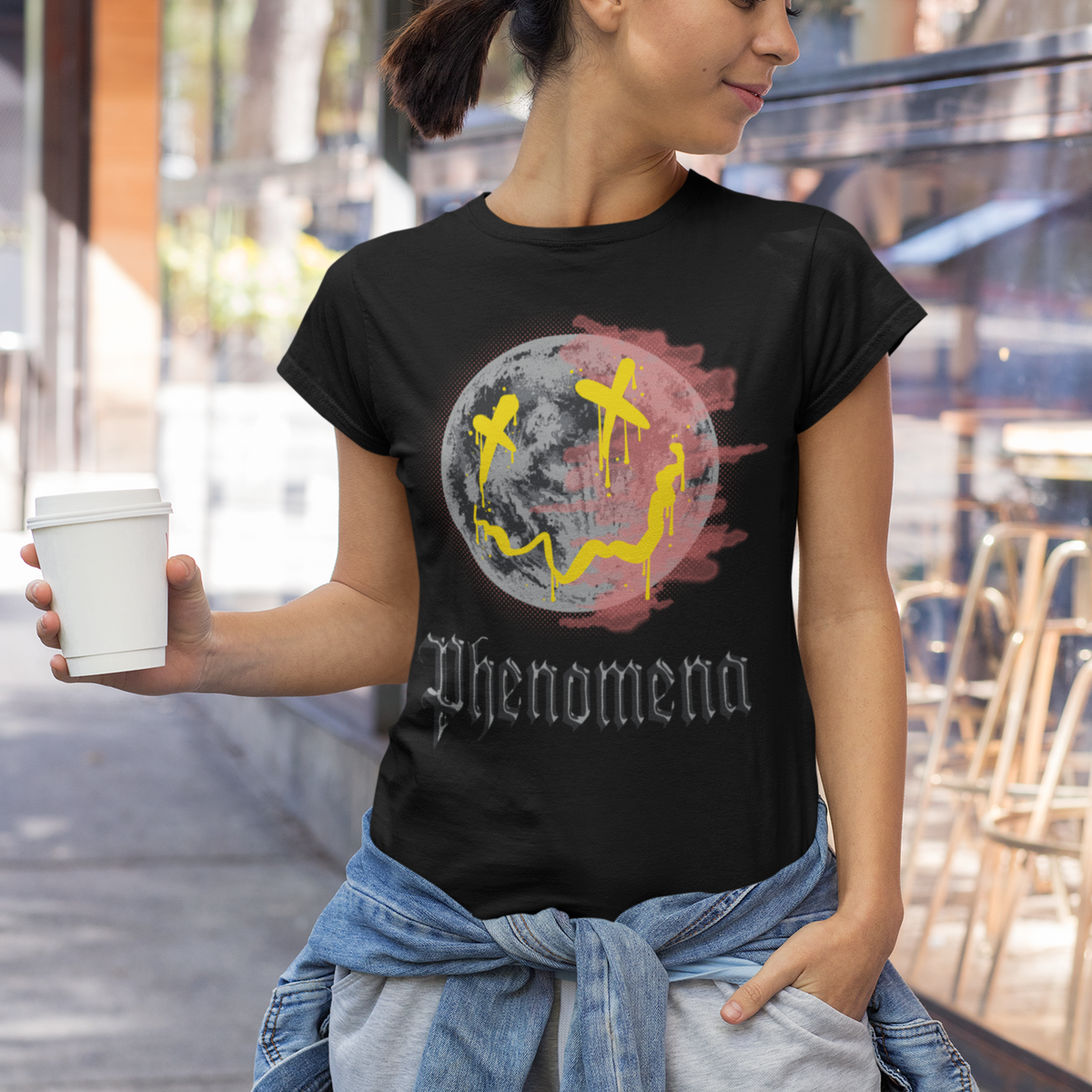 Tee-Shirt Streetwear Femme PHENOMENA