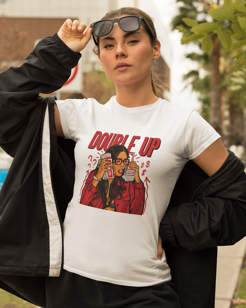 Tee-shirt streetwear femme Double Up