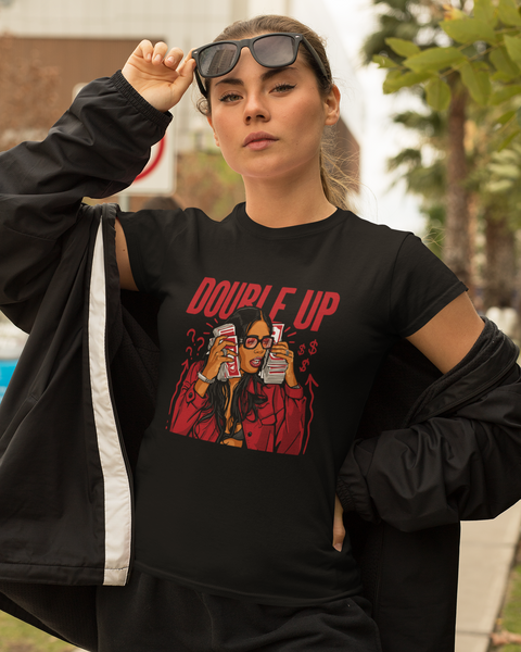 Tee-shirt streetwear femme Double Up
