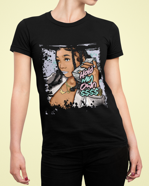 T-shirt streetwear femme Hold My Own