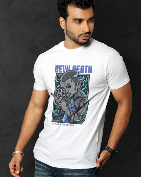 Tee Shirt Homme – Devil Death Illustration - AYKEN WEAR