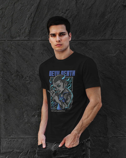 Tee Shirt Homme – Devil Death Illustration - AYKEN WEAR