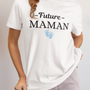 Tee shirt femme future maman