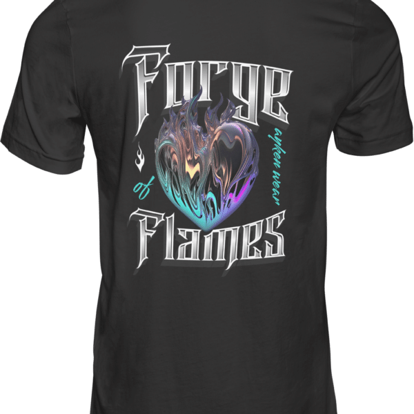 Tee shirt Homme Heart Flames