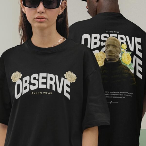 tee shirt oversize aykenwear observe