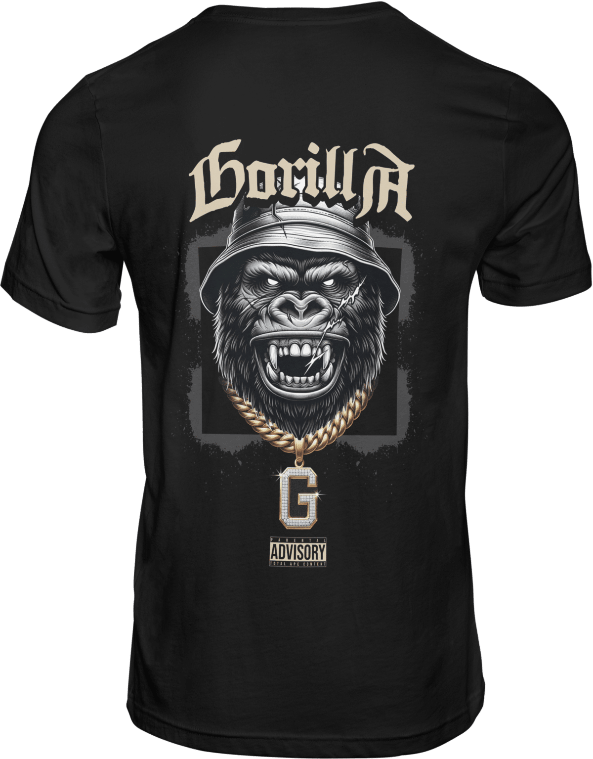 ee Shirt Homme Noir Gorilla - AYKEN WEAR