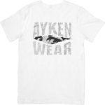 Tee Shirt Homme Femme- Motif Ayken Wear gris