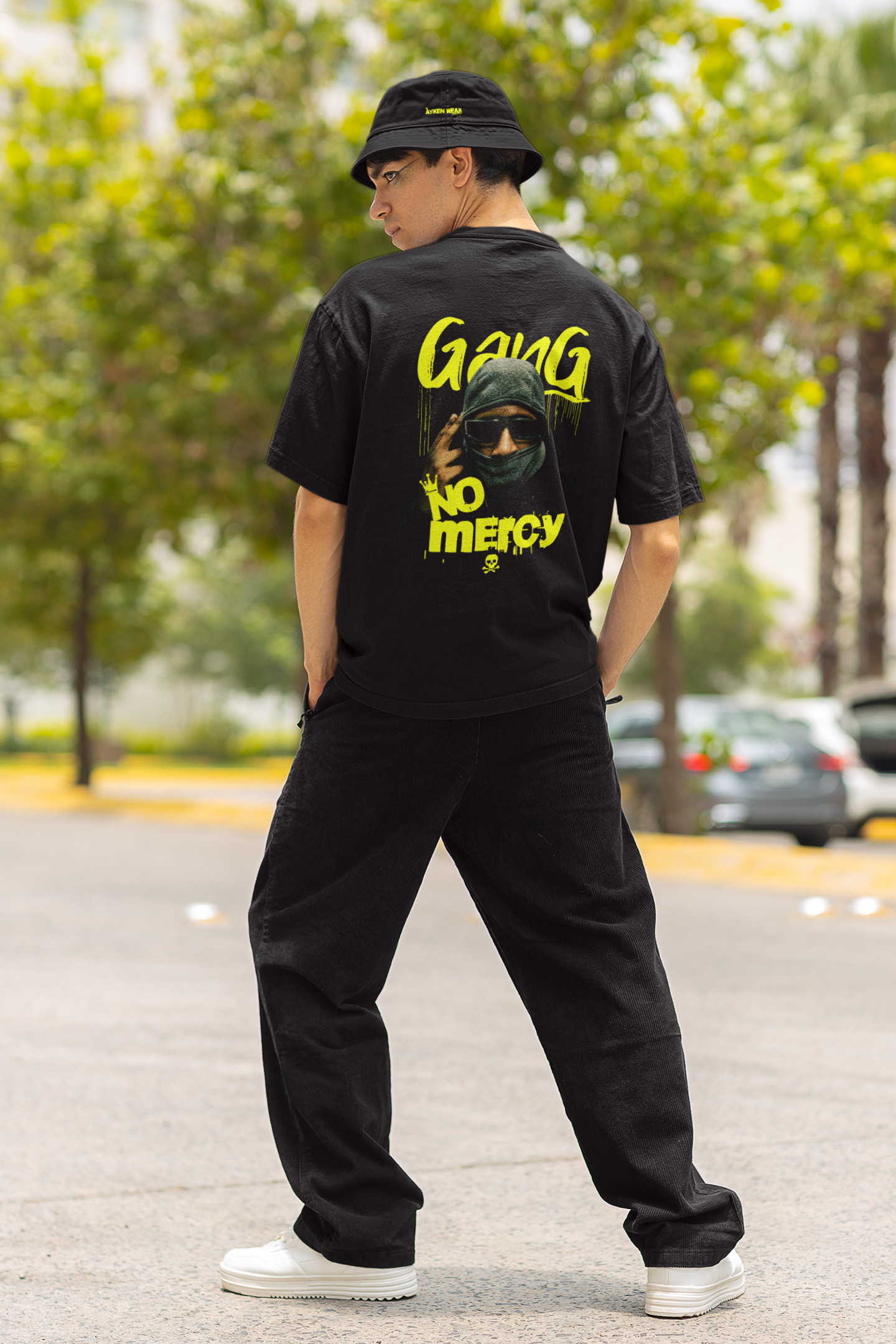 Tee Shirt Homme - Gang No Mercy - Aykenwear