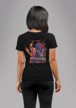 Tee shirt noir femme Thug