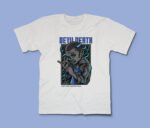 Tee Shirt blanc Homme – Devil Death Illustration