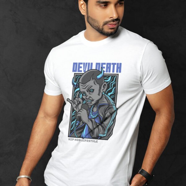 Tee Shirt Homme – Devil Death Illustration